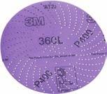 Sanding Solutions Clean Sanding Systems (continued) 3M Clean Sanding Disc 360L Aluminum oxide on film backing Non-loading Hookit disc with precise hole design for improved dust extraction Long