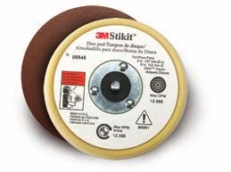 Low Profile Most Aggressive Recommended for flat sanding operations Stikit pads available in blue vinyl and silver cloth Available in 5" : 5-Hole and Hookit Clean