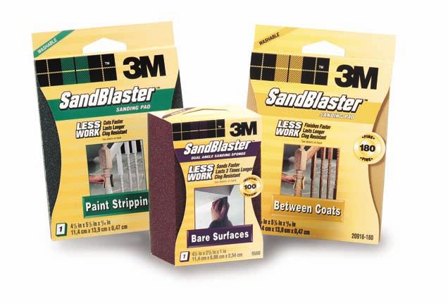 Sanding Solutions 3M Sanding Pads Designed successfully for highly contoured surfaces like spindles, handrails, corners and crevices. Rinse and reuse.
