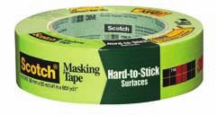 Use with most solvent-based and lacquer coatings to produce an excellent tape line. Individually shrink wrapped rolls.
