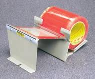 Dispenses Scotch Pouch Tape 824, as well as general use tapes up to 5" wide.