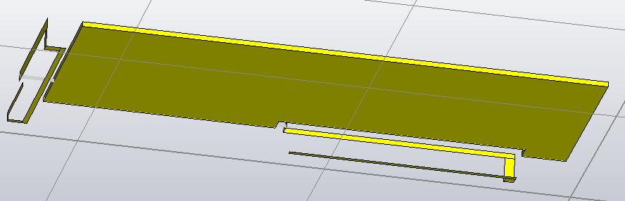 6 49 6 46 46 7 6 106 Fig. 1. Dimensions of the simulated PCB with MIMO antenna setup.