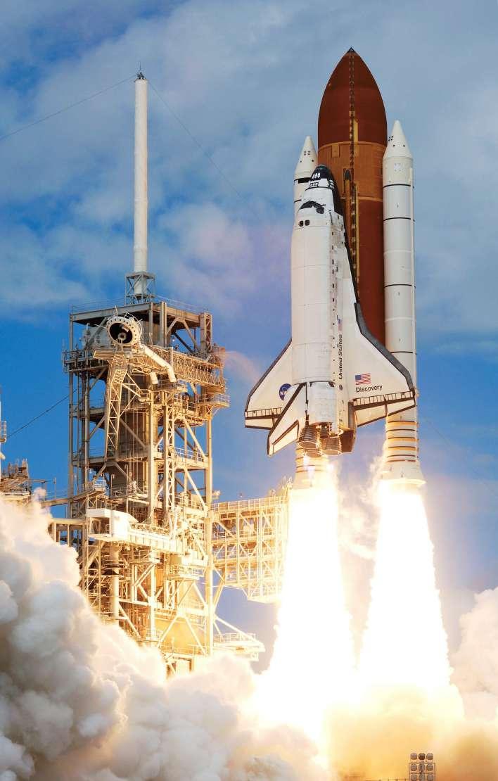 SPACE SHUTTLES A partially reusable space travel solution used by NASA on 135 occasions between 1981 and 2011 Used