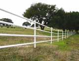 Manufactured from steel, this fence is the strongest and safest for holding horses and cattle.