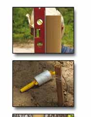 DO-IT-YOURSELF INSTALLATION INSTRUCTIONS With a Legacy 440 Fence it is very important that you DO NOT dig all of your holes and set the posts at the beginning of your project.