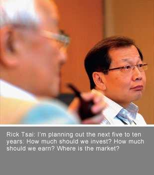 that, of course, will be because of Rick Tsai's efforts. TSMC's Morris Chang: I'm Willing to Start from Scratch By Yin-chuen Wu and Jimmy Hsiung CommonWealth Magazine June 18, 2009 (No.
