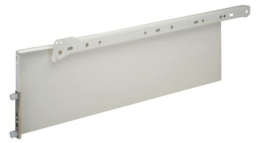 Zargen 636 49mm (5 7/8") Side Height Integrated drawer slide and drawer side Self-closing feature with 60mm ( 3/8") closing range Built-in drawer front bumpers Quick assembly through dowelled and