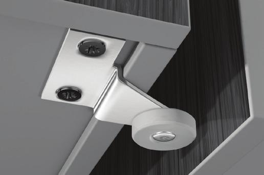 Accessories Zargen Pilaster Mounting Bracket 3 ( /4") 3 ( /4") 3 ( /4") Use 8mm hole with pilaster dowel 60 (6 5/6") Use 5mm hole with Euro