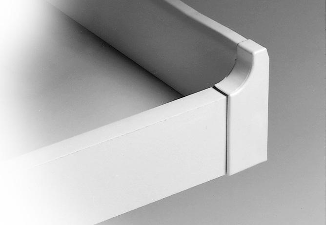 Door/drawer protector 3096-43 500 Roll-out Tray Bracket Allows 6036/606 slide to be used as roll out tray Tray front is 59mm ( 5/6")