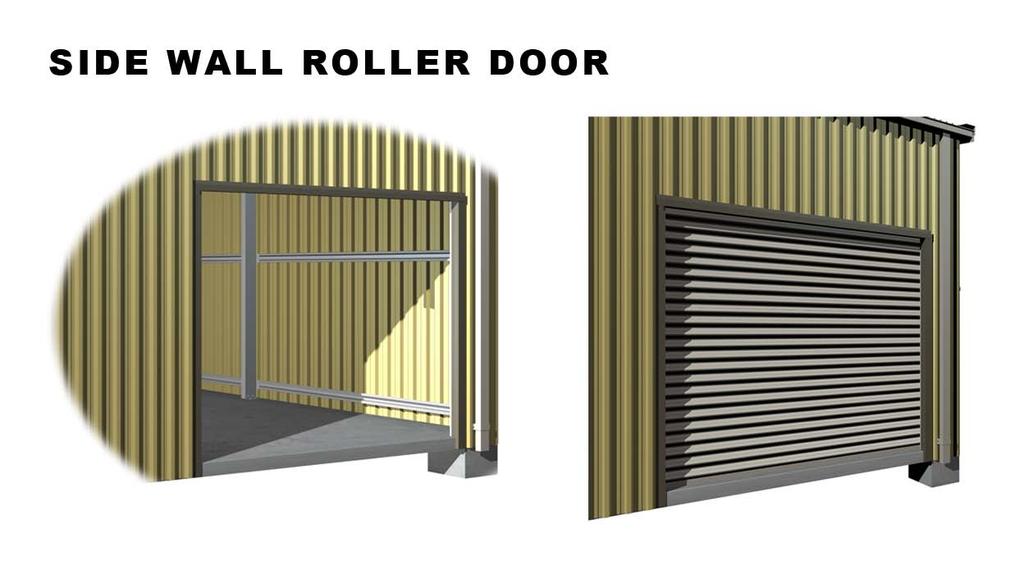 For more information on installing the Side Roller Door and all associated parts,