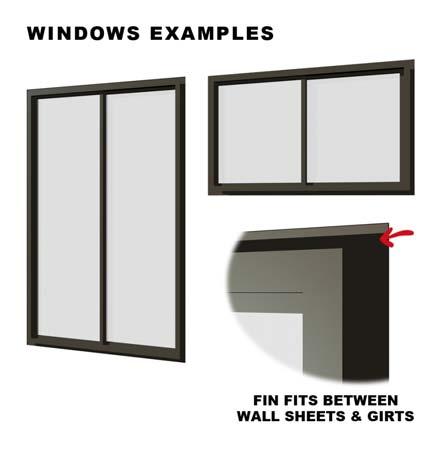 26. INSTALLATION OF SIDE WALL WINDOW Please read and refer to the manufacturers recommended installation material supplied with the Window(s) before proceeding with this Chapter.