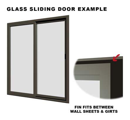 28. INSTALLATION OF SIDE WALL GLASS SLIDING DOOR Please read and refer to the manufacturers recommended installation material supplied with the Glass Sliding Door(s) before proceeding with this