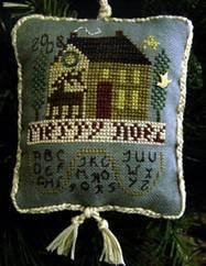 ) start on your ornament stitching with three adorable designs in her 2008 Sampler Ornament