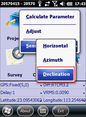 and Azimuth Calibration, now it s the last step Declination