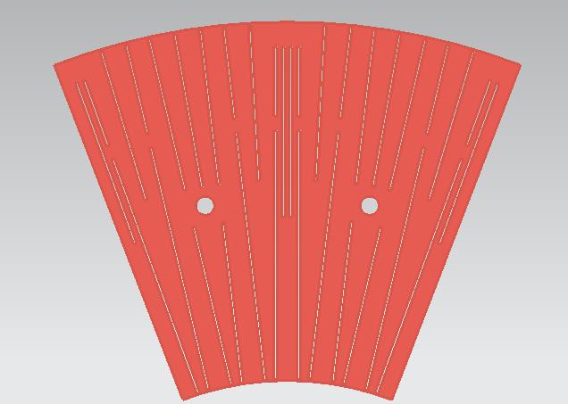 Figure 6: Conservative design of the Plate satisfying Objective Constraints 5.2. Optimum Design The size constraint will not be violated as long as the material is not removed from the outer edges.