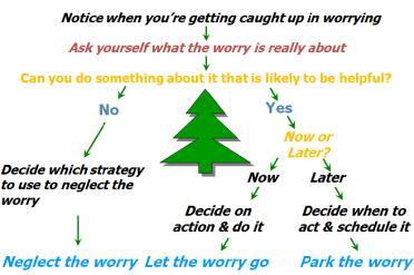 The Worry Tree How to worry less and live more effectively What do we mean by Worry?