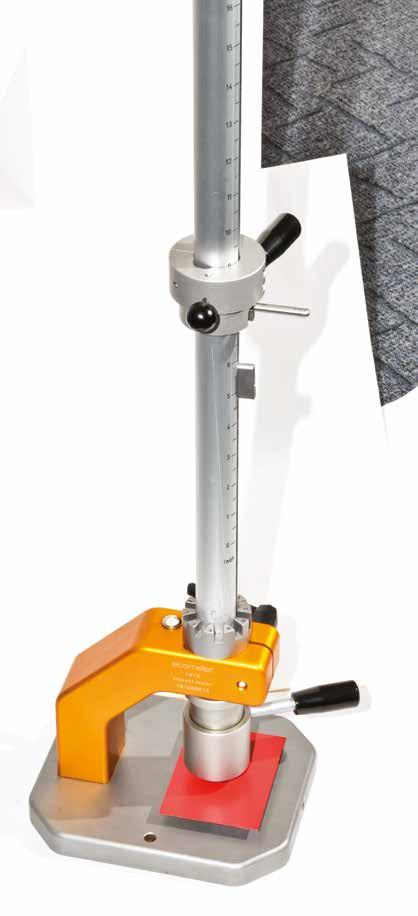 Variable Impact Tester This simple to use gauge is ideal for evaluating the resistance of a coating to impact (elongation, cracking or peeling), and is suitable for use on both direct and indirect