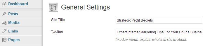 The next thing you need to check is your Permalinks structure. Select Settings, then Permalinks from the side menu.