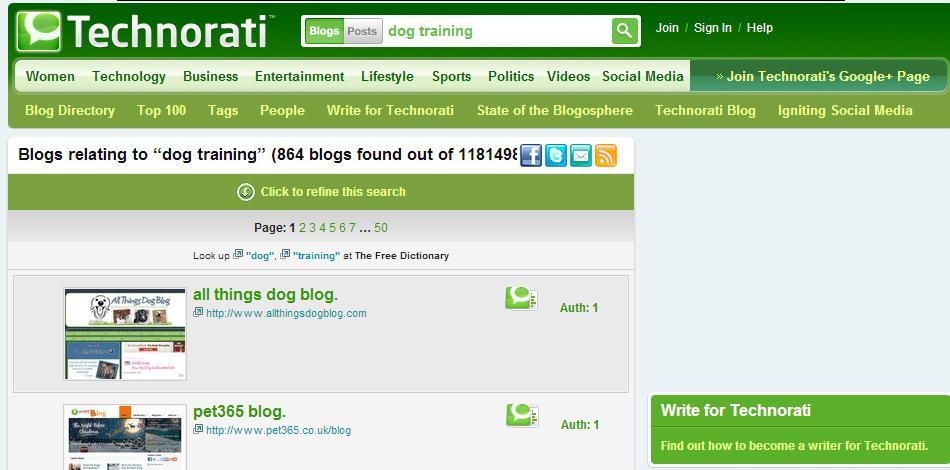 Technorati - http://technorati.com/ Just enter your niche or a term related to your niche in the search box at the top of the page.