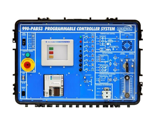 Portable PLC Combined Troubleshooting Allen Bradley CompactLogix L32 Learning System (990 PAB53F): Hands-On simulator with interactive multimedia curriculum that covers PLCbased skills and