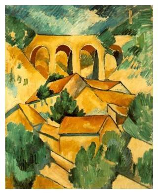 One piece of artwork that shows Cézanne s view of landscape at different angles is Bibemus Quarry. In this painting, Cézanne painted the landscape differently than other Post Impressionists.