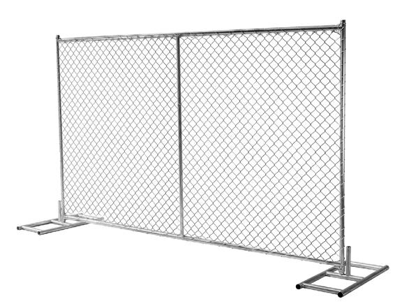 TEMPORARY CHAIN LINK FENCE Anti-Corrosion & Visible Temp Chain Link Fencing Temporary fencing with