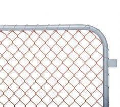 mesh fabric with steel flat T stand forms temporary, efficient and flexible site