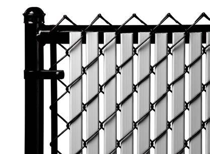 CHAIN LINK FENCE WITH SLATS Privacy Guard & UV Stabilization Chain