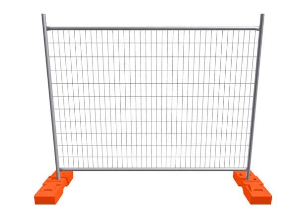 AU & NZ TEMPORARY FENCING Econo Fence Panel Panel Size: 2400 mm (L) 2100 mm (H). Frame Size: 32 mm O.D. 1.5 mm thickness. Zinc Coating: 42 microns.