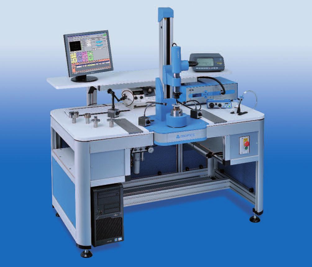OptiCentric PRO OptiCentric Cementing Workstation Like all OptiCentric Systems this Workstation also measures the centration errors of single lenses and achromats.