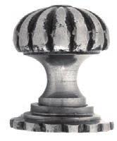 Window Cabinet Furniture Cabinet Knob (with Base) - Large Overall Size: 44mm x 38mm Dia.