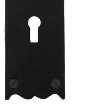 00 Cottage Lever Latch Set 73107 - Black Finish Backplate Size: 171mm x 51mm Handle Length: 89mm A latch version of the traditional Cottage handle which allows versatility in it s areas of use