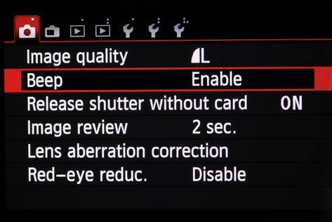 The menu - basic operation The camera has a very comprehensive menu system that allows all of the camera s functionality to be set.