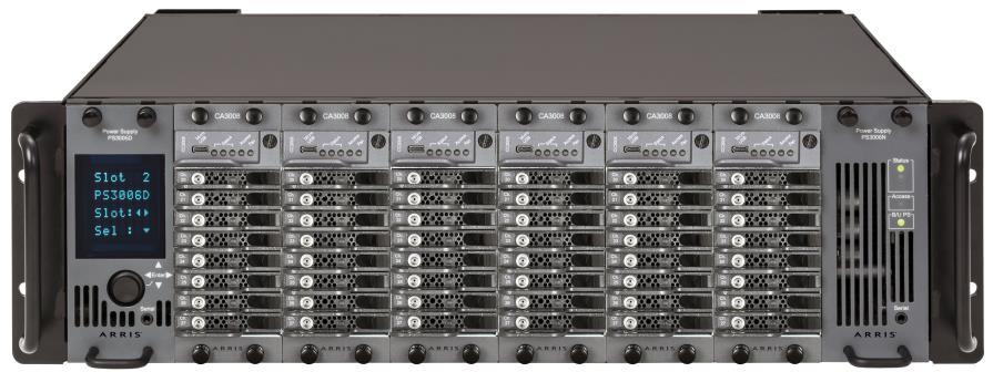 replaceable transmitter modules Optimized for full spectrum all QAM loading Manual or Automatic Gain Control (AGC) modes Low power consumption Industry s highest DWDM rack density: 48 transmitters
