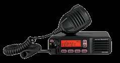 The everge mobile radios include emergency alert for enhanced driver safety when in the field.