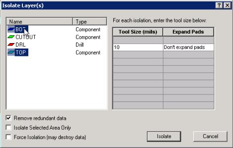 Figure 8 Decimal Selection Once the machine is finished importing your files, the next step is to isolate your traces.