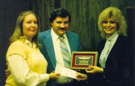 1986: Deb and Scott receive their Carl and Beth Goldberg