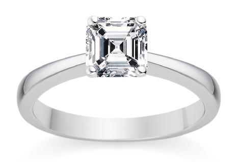 EMERALD CUT An emerald cut (originally developed for the gem of the same name) is