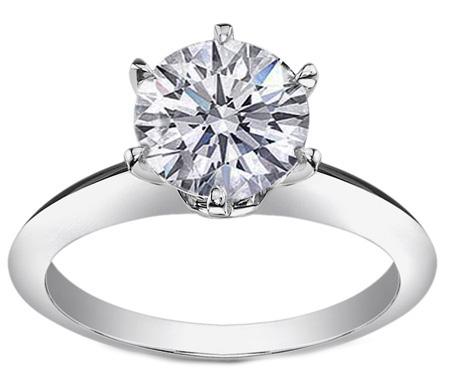 ROUND CUT One of the most popular cuts for an engagement ring, the round or