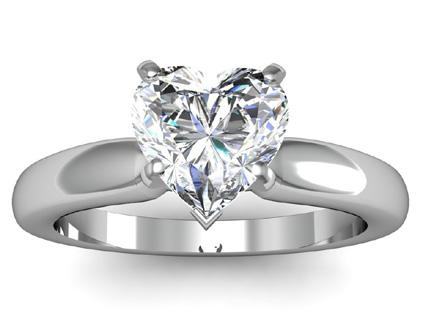 HEART CUT A century old shape the heart-shaped diamond resembles its name, so