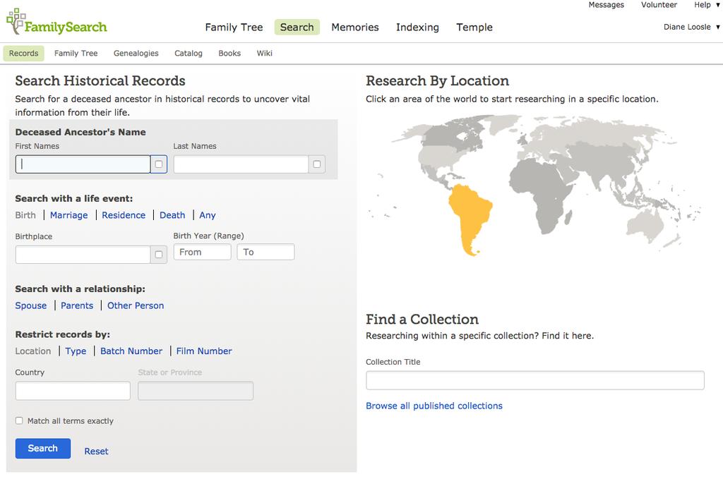 4. Browse UnIndexed Waypointed Records via Collections There are multiple ways to access the unindexed images available on FamilySearch.
