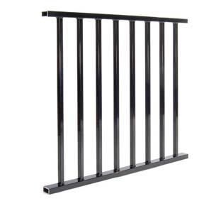 85 Al13 Aluminum Railing Systems Fortress Fortress Railing ONLY available in: Fortress Al 13 Welded Aluminum Panels Fortress Aluminum Rail - Top / bottom rail measure are 3/4 square for both level