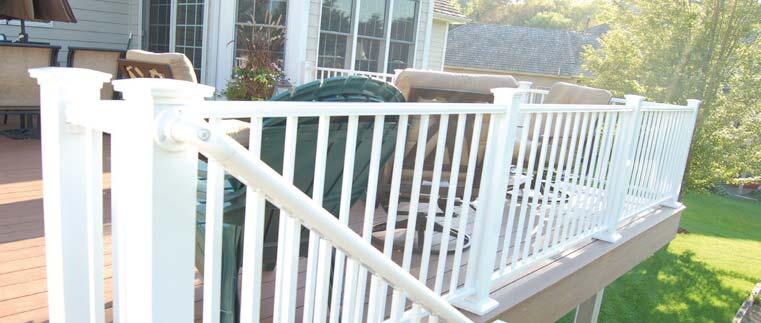 40 x 69 Fortress Al 13 welded aluminum panel achieves a total railing height of 42.