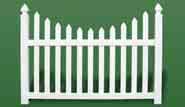 LandMarke 3' PICKET FENCE Picket Fence Neighbor Friendly (Pickets