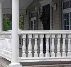 Limited Lifetime Warranty Residential & commercial applications No painting or staining to maintain original appearance No yellowing, rotting or splintering like wood products Available In: WHITE