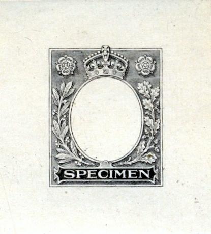 Specimen Stamp. Scarce. 350. * * Actually, it s George IV and definitely not William.