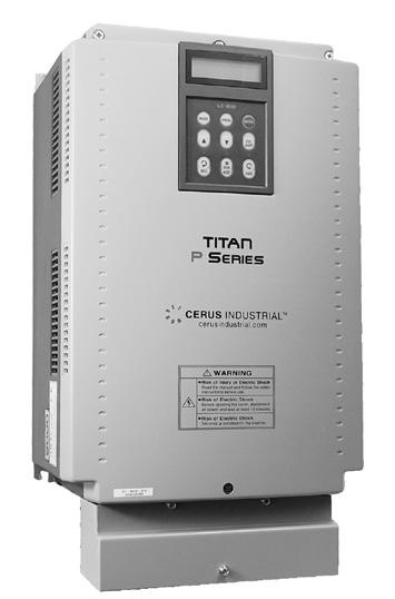 I n t e l l i g e n t M o t o r C o n t r o l s P Series Fan & Pump Optimized Variable Frequency Drive P Series Manual 0.