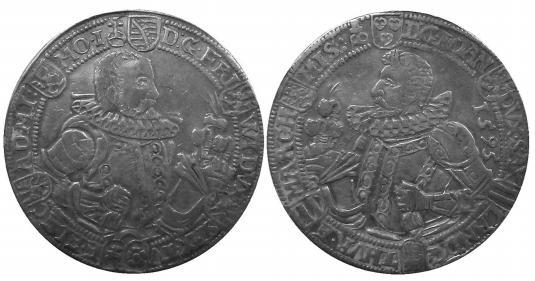 ($75-100) Saxe-Old-Weimar 601P. Six Brothers, 1622-1626. Taler, 1623. Dav. 7532.