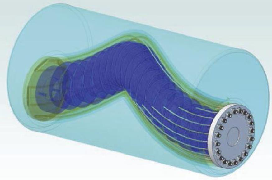 Helical Cooling Channel The main idea is to combine absorber and RF cavity together Gas filled RF cavities operating