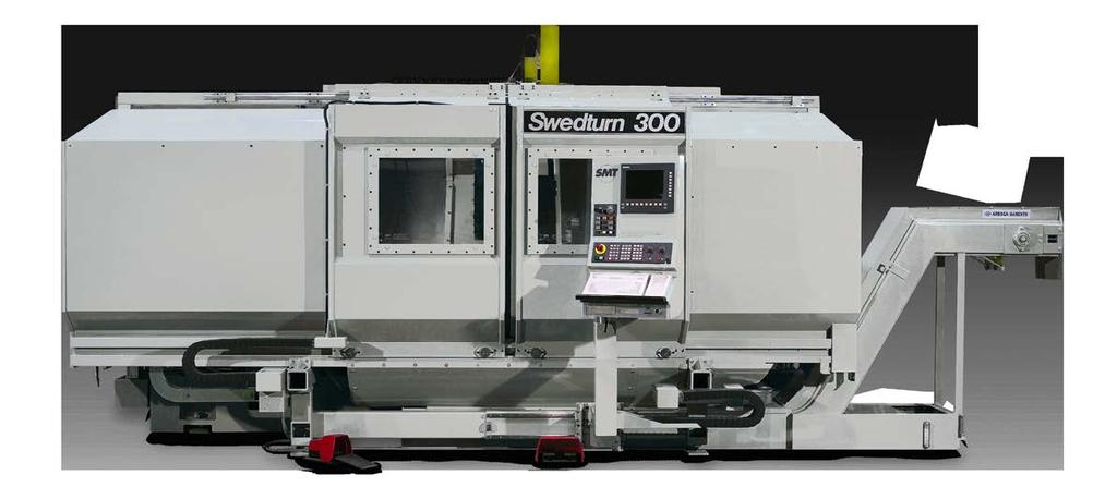 BASIC MACHINES EXTEND WITH DEMANDED MODULES ST 300 Add a counter spindle and turret with direct tool drive technology for complete machining and to maximize the processing of the details.